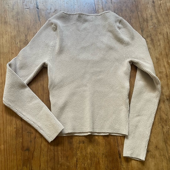 Abercrombie & Fitch Scoopneck Corset Sweater - Picture 3 of 3